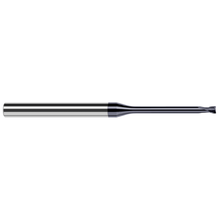 HARVEY TOOL End Mill for Hardened Steels - Corner Radius, 0.0620" (1/16), Overall Length: 4" 924162-C6